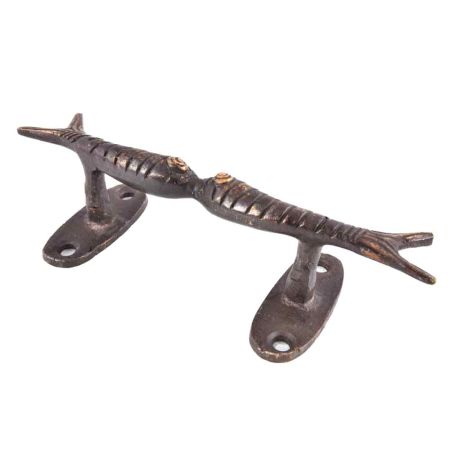 Brass Twin Fish Door Handle